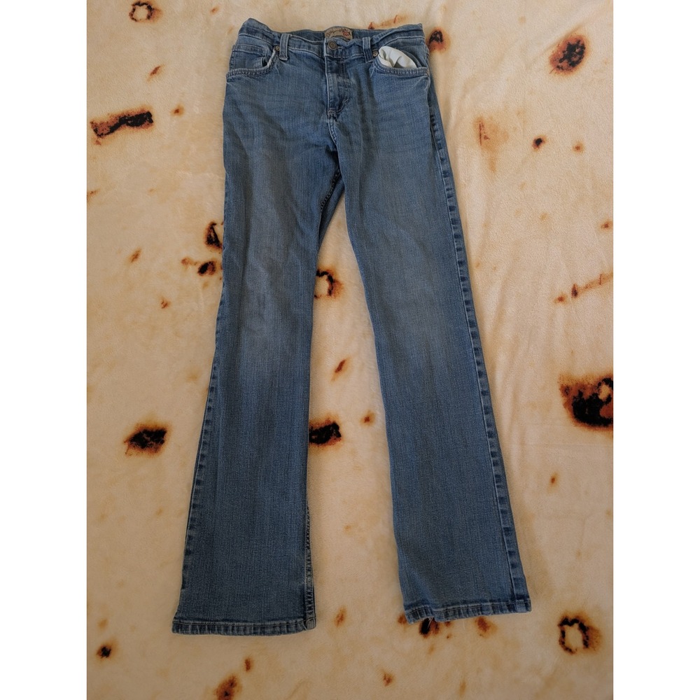 Wrangler 20X Womens Bootcut Jeans Medium‎ Wash Blue Denim Western Mid Rise 27x30